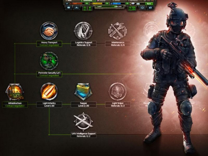 Скриншот из игры Soldiers Inc.