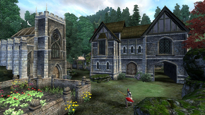 Скриншот из игры Elder Scrolls 4: Knights of the Nine, The