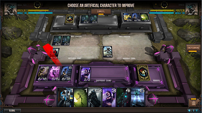 Скриншот из игры Infinity Wars - Animated Trading Card Game