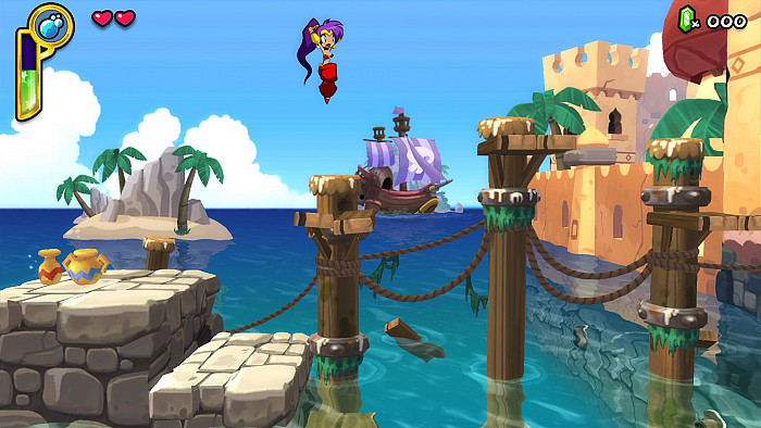 Скриншот из игры Shantae: Half-Genie Hero