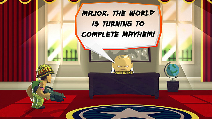 Скриншот из игры Major Mayhem