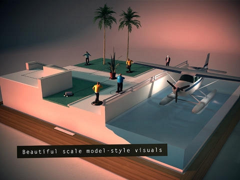 Скриншот из игры Hitman GO