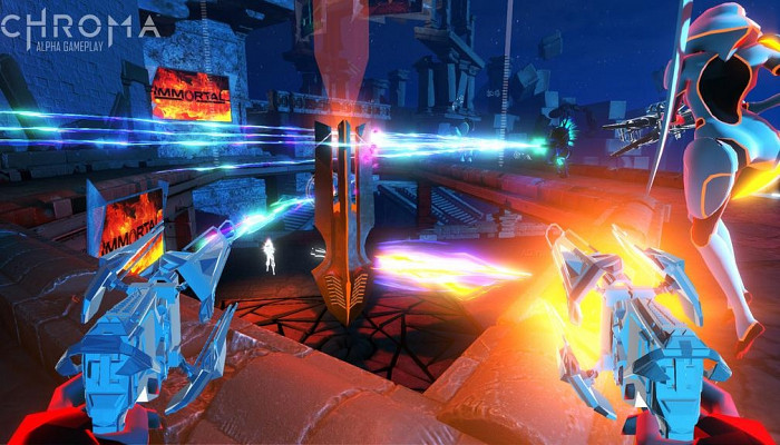 Скриншот из игры Chroma