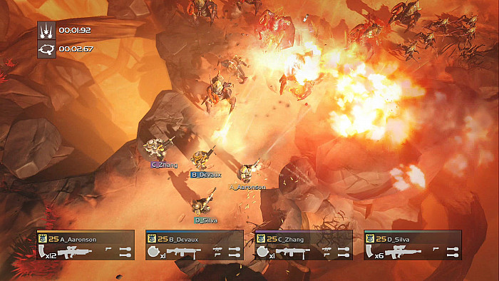 Скриншот из игры Helldivers