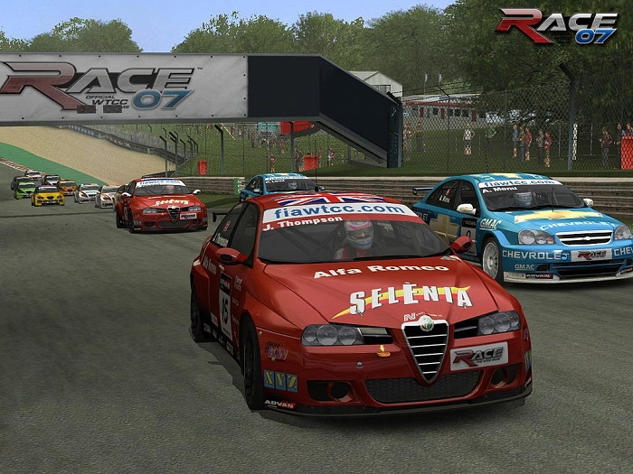 Скриншот из игры RACE 07