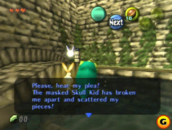 Скриншот из игры Legend of Zelda: Majora's Mask, The