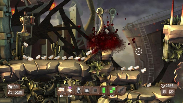 Скриншот из игры Flockers