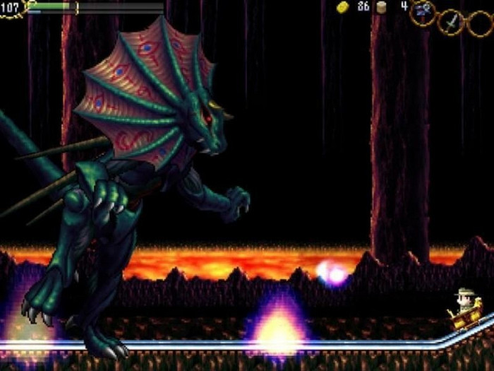 Скриншот из игры La-Mulana