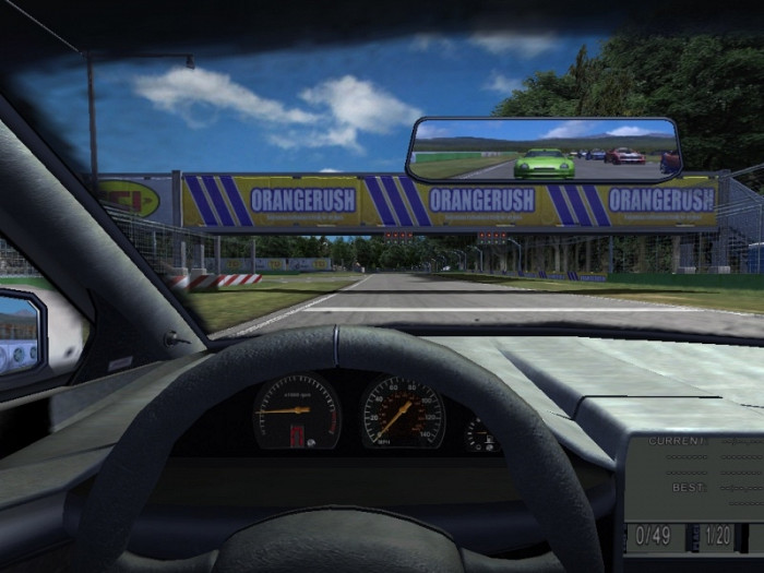 Скриншот из игры rFactor