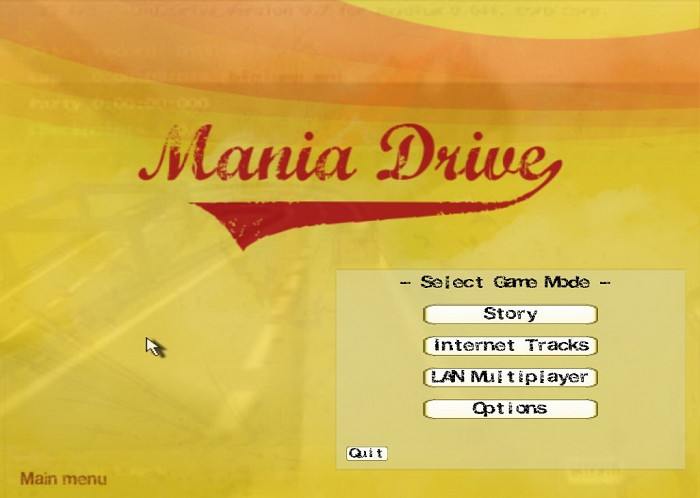 Скриншот из игры ManiaDrive