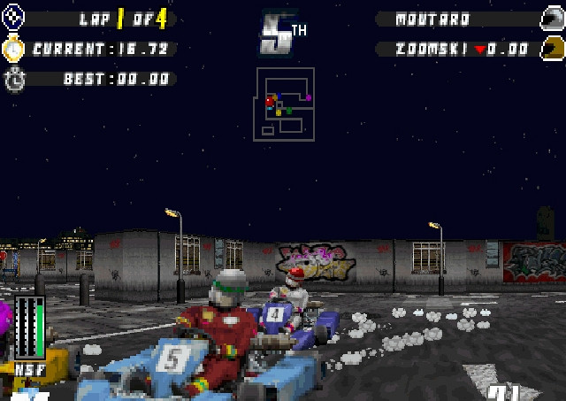 Скриншот из игры Manic Karts