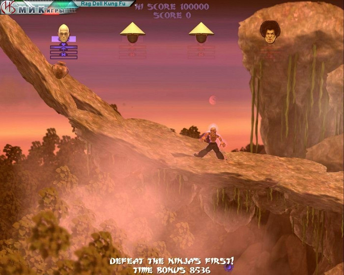 Скриншот из игры Rag Doll Kung Fu