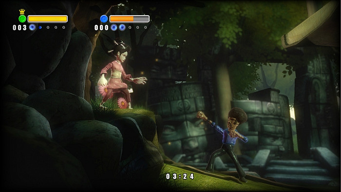 Скриншот из игры Rag Doll Kung Fu: Fists of Plastic