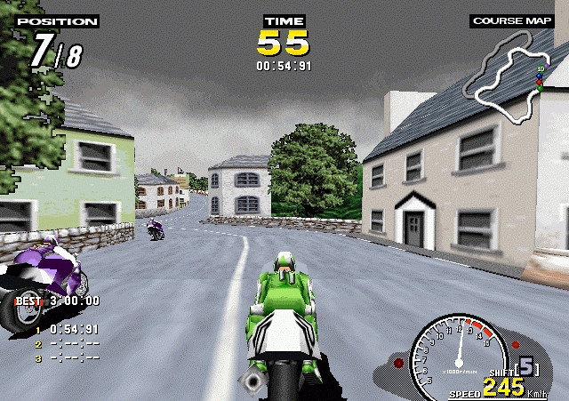 Скриншот из игры Manx TT Superbike