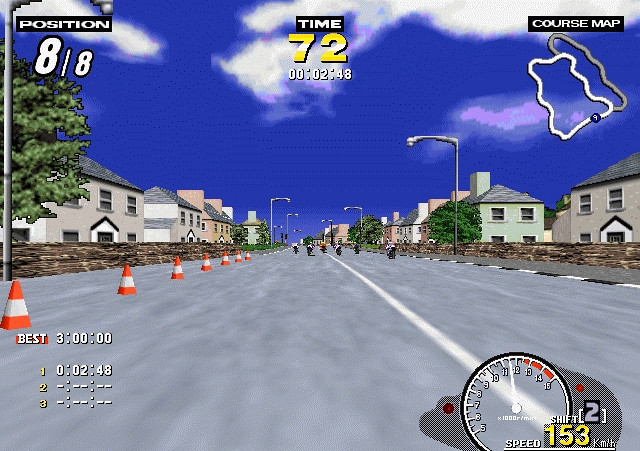 Скриншот из игры Manx TT Superbike