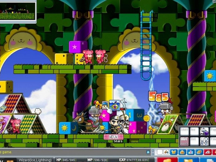 Скриншот из игры MapleStory