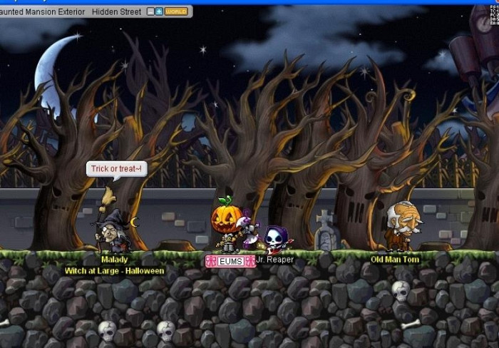 Скриншот из игры MapleStory