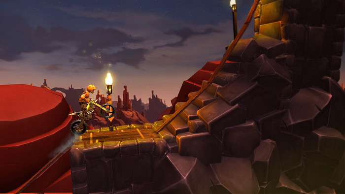 Скриншот из игры Trials Frontier