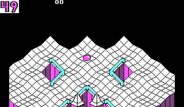 Скриншот из игры Marble Madness