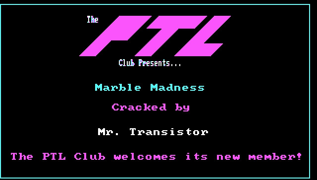 Скриншот из игры Marble Madness
