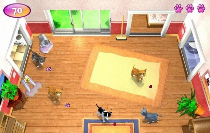 Скриншот из игры I Love Kittens