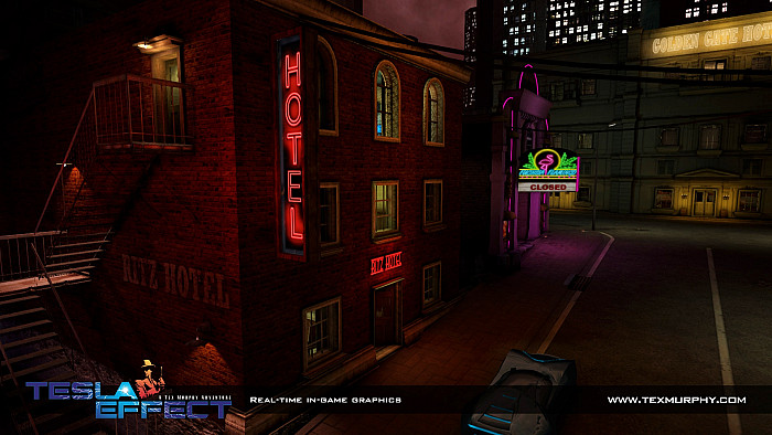 Скриншот из игры Tesla Effect: A Tex Murphy Adventure