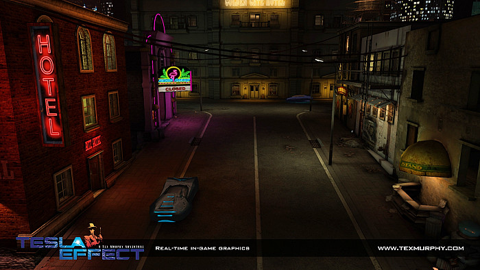 Скриншот из игры Tesla Effect: A Tex Murphy Adventure