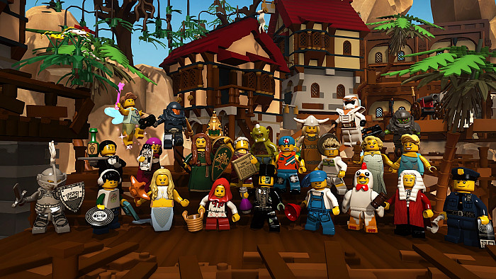 Скриншот из игры LEGO Minifigures Online