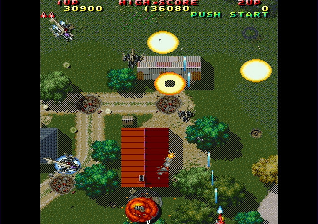 Скриншот из игры Raiden 2