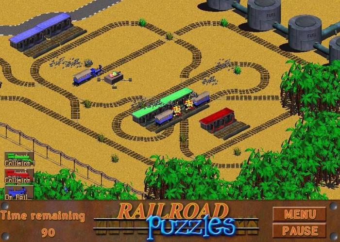 Скриншот из игры Railroad Puzzles