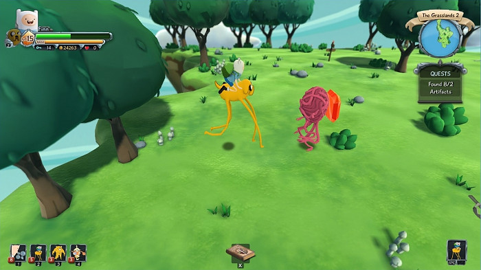Скриншот из игры Finn and Jake's Epic Quest