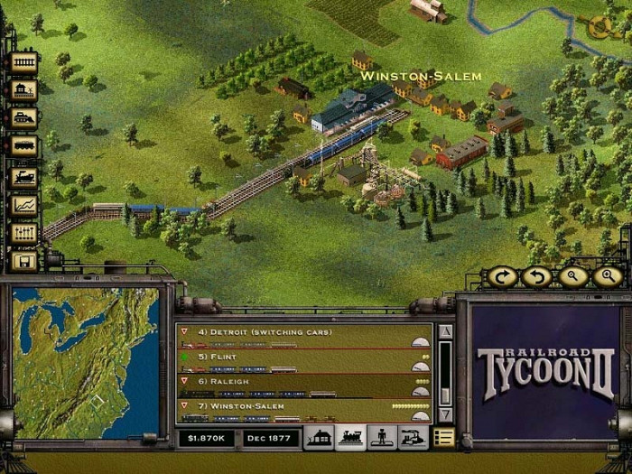 Скриншот из игры Railroad Tycoon 2