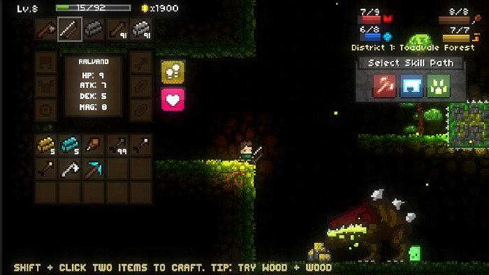 Скриншот из игры Magicite