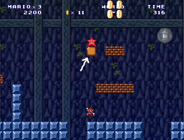 Скриншот из игры Mario Forever