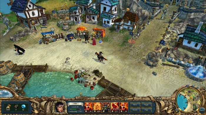 Скриншот из игры King's Bounty: Dark Side