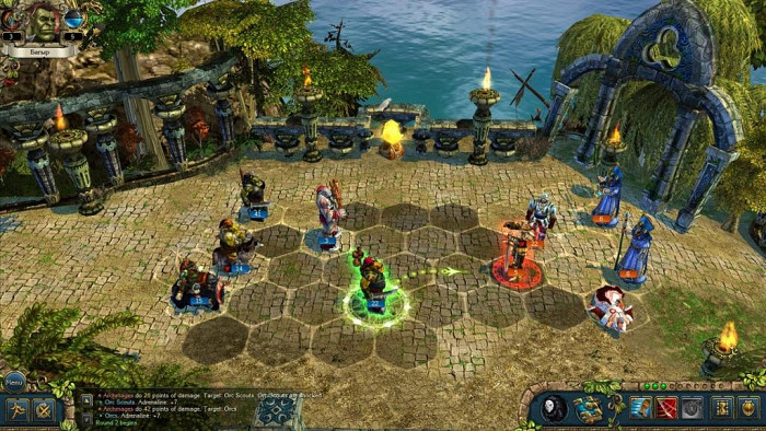 Скриншот из игры King's Bounty: Dark Side