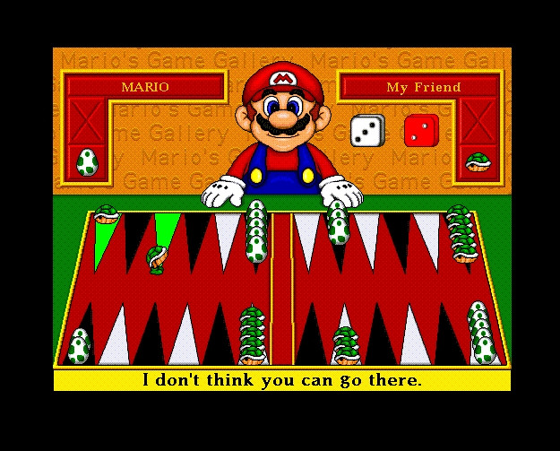 Скриншот из игры Mario's Game Gallery