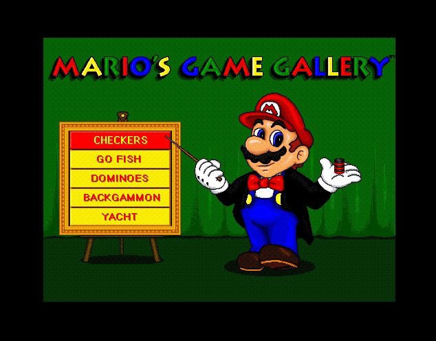 Скриншот из игры Mario's Game Gallery