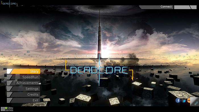 Скриншот из игры DeadCore