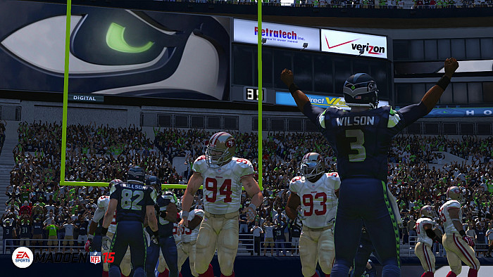 Скриншот из игры Madden NFL 15