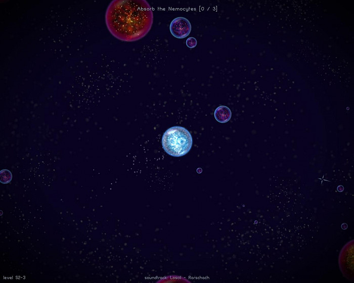 Скриншот из игры Osmos