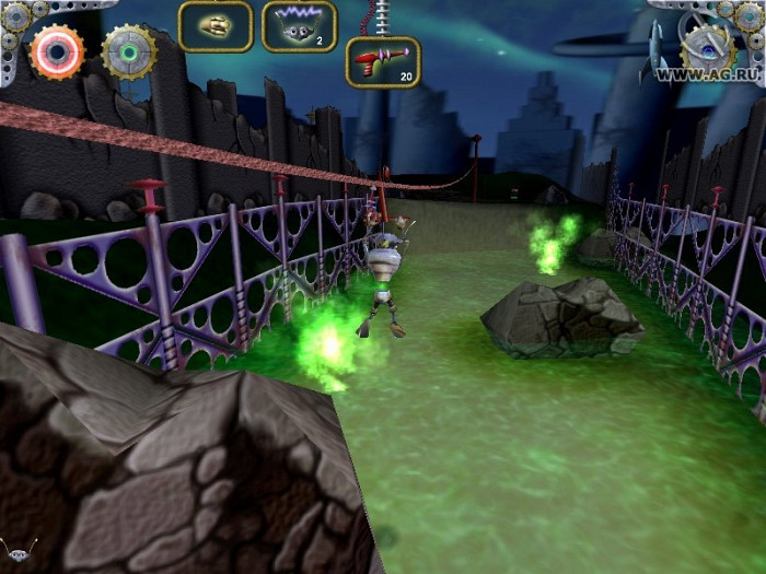 Скриншот из игры Otto Matic