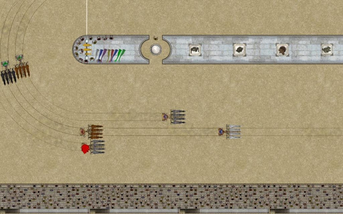 Скриншот из игры Qvadriga