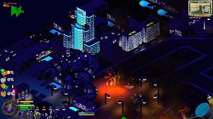 Скриншот из игры Kaiju-a-Gogo