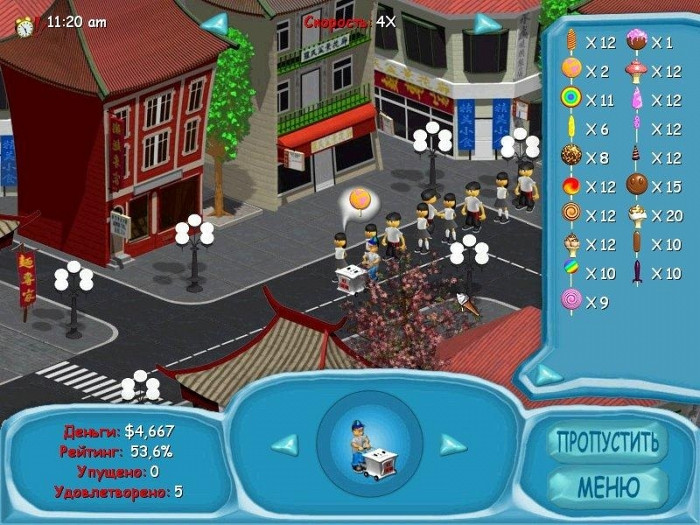 Скриншот из игры Ice-Cream Tycoon
