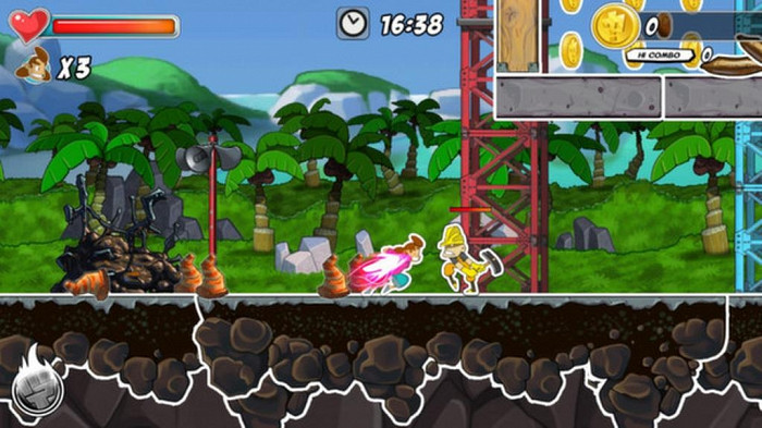 Скриншот из игры Super Comboman