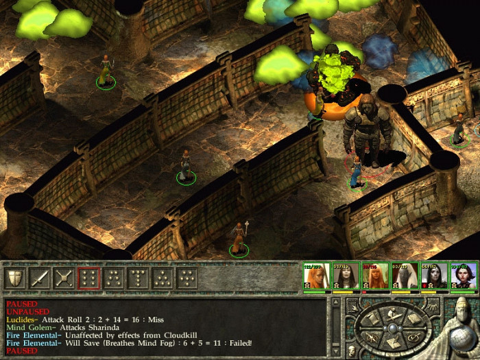 Скриншот из игры Icewind Dale 2