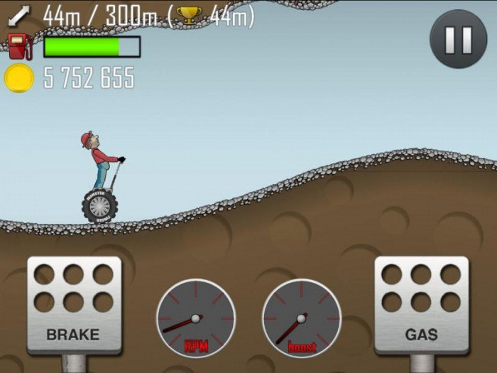 Скриншот из игры Hill Climb Racing