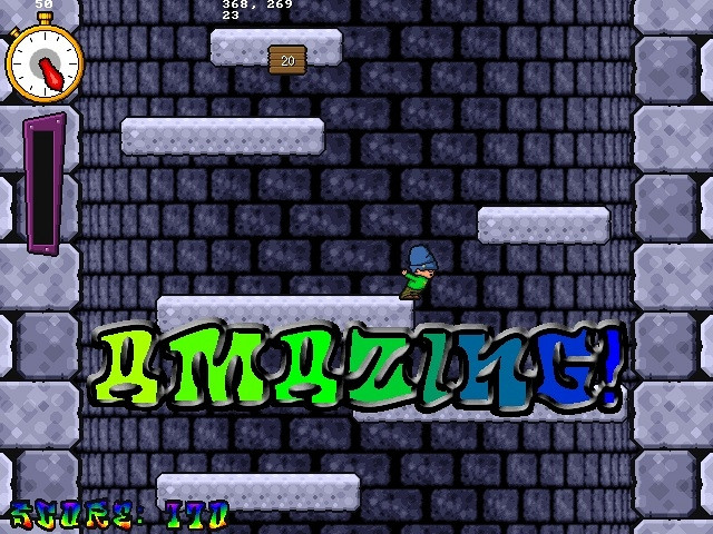 Скриншот из игры Icy Tower