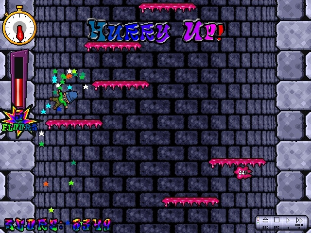Скриншот из игры Icy Tower